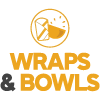 Wraps & Bowl logo