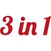 3 in 1 logo