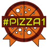 #Pizza1 logo