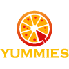 Yummies kebab and pizza logo