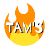 Tam's Charcoal Grill logo