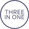 Three In One logo