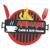 Armani caffe and grill house logo