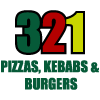 321 Pizzas, Kebabs & Burgers logo