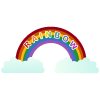 Rainbow Kebab Pizza Burgers logo