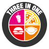 3 in 1 Takeaway logo